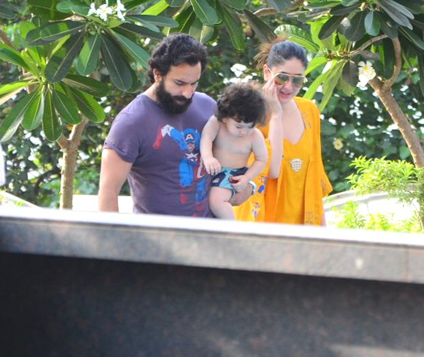 AWW! Taimur Ali Khan preps for a swimming session with Kareena Kapoor ...